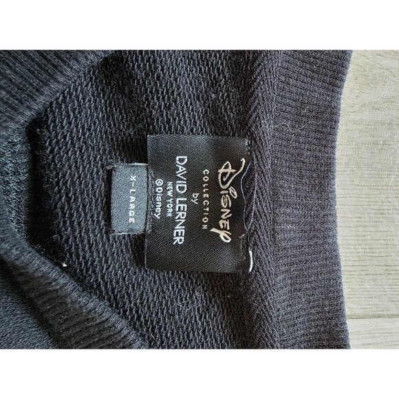 Disney Collection By David Lerner Mickey Mouse Sweatshirt XL Black - Picture 3 of 5